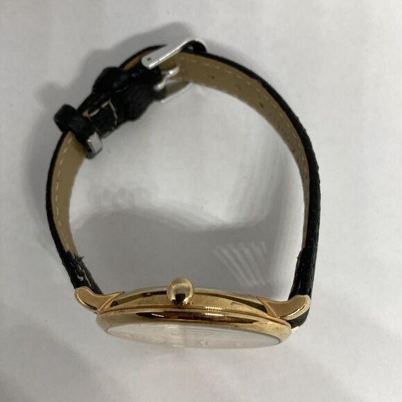 Fossil ES3707 Women's Black Leather Analog Dial Quartz Genuine Watch QB489 - Picture 8 of 12